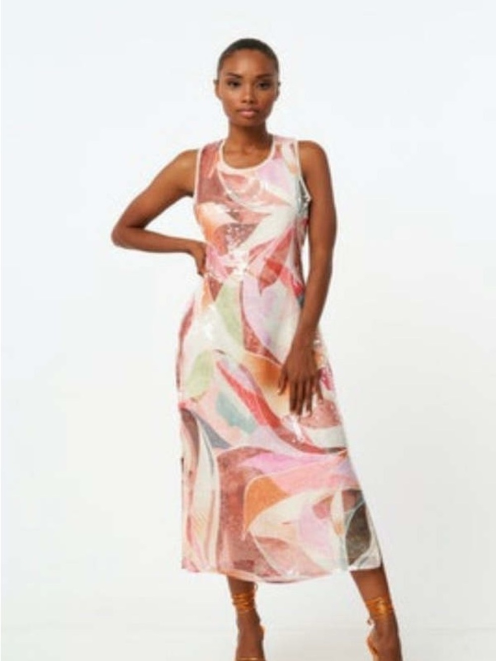 Ciebon Louella Sequin Midi Pre-owned  Medium